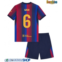 Maglie da calcio Barcelona Paez Gavi #6 Prima Maglia Bambino 2026-27 Manica Corta + Pantaloni corti)